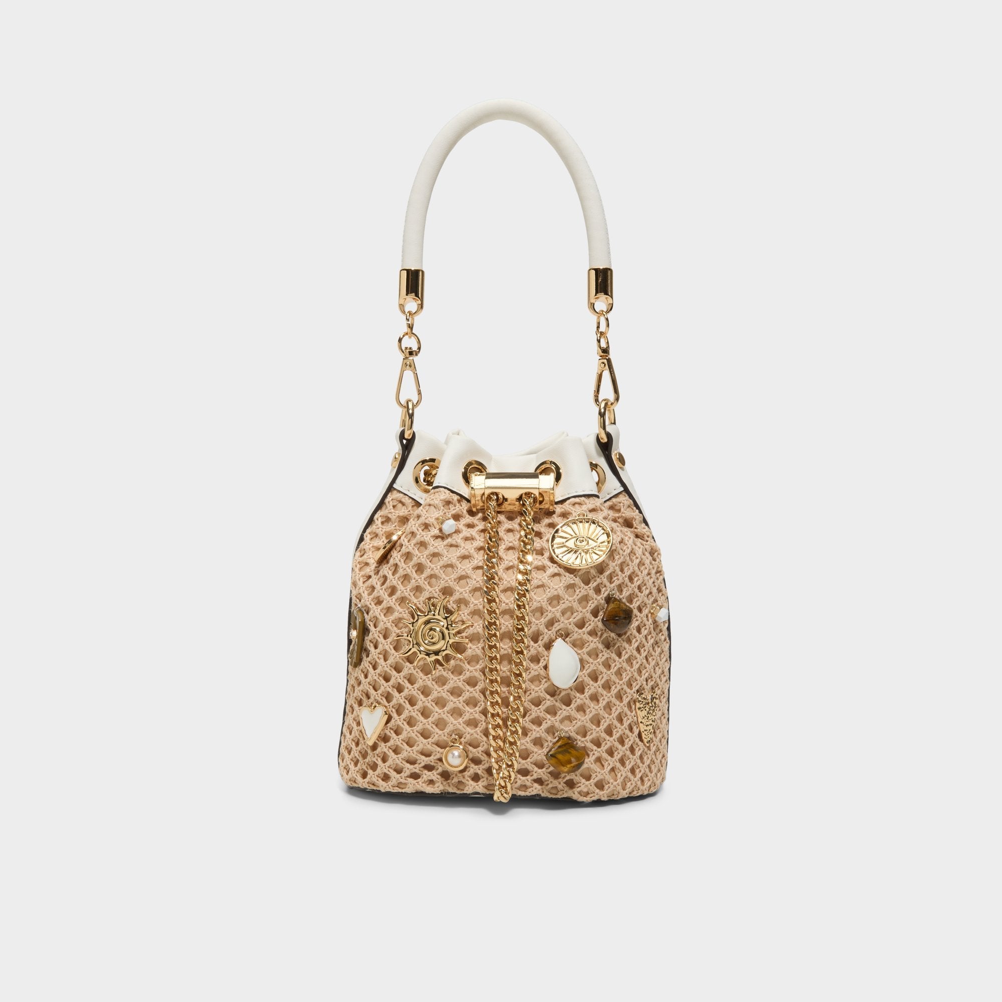Aldo Shellinax in Natural - Bucket bag
