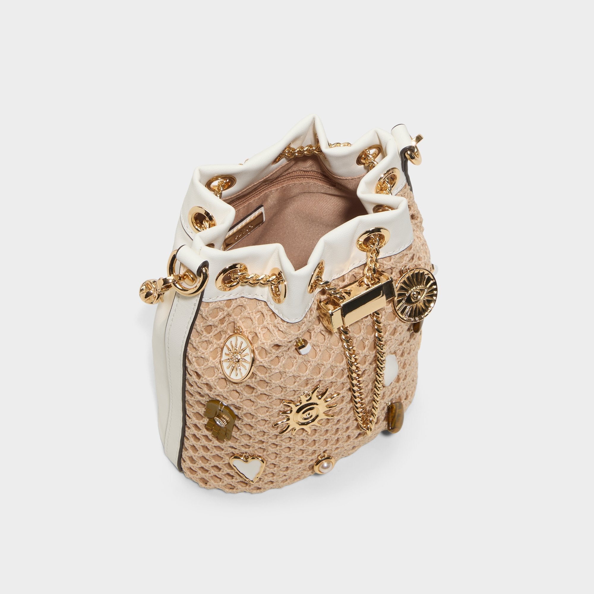 Aldo Shellinax in Natural - Bucket bag