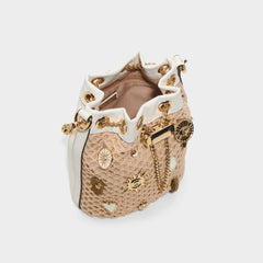 Aldo Shellinax in Natural - Bucket bag