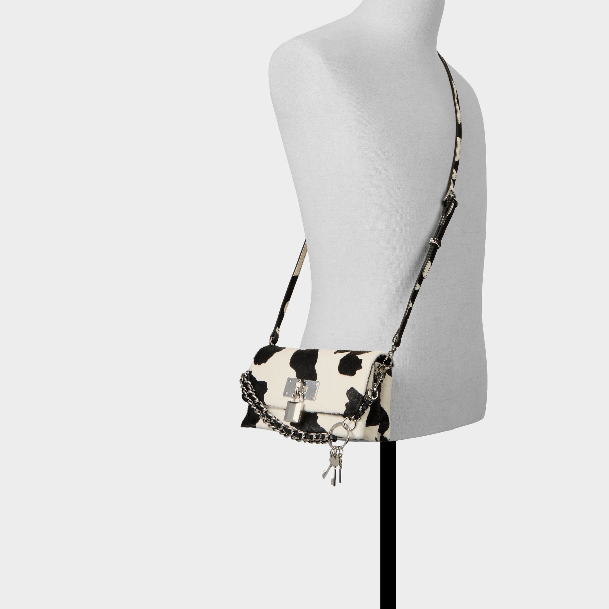 Aldo Jackiemini in Black White - Crossbody bag