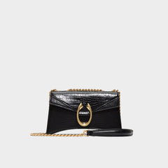 Aldo Fortunaax in Black Overflow - Crossbody bag
