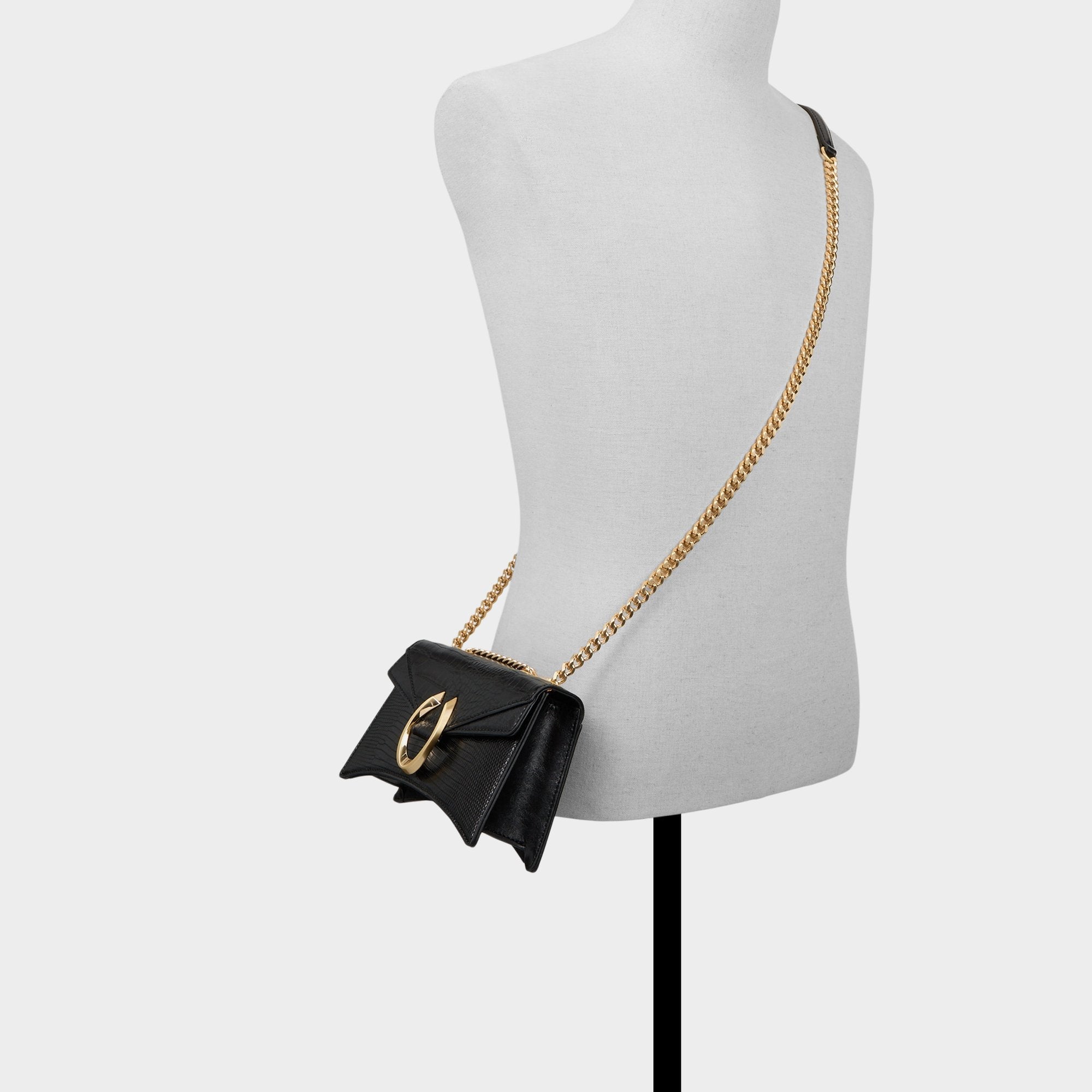 Aldo Fortunaax in Black Overflow - Crossbody bag