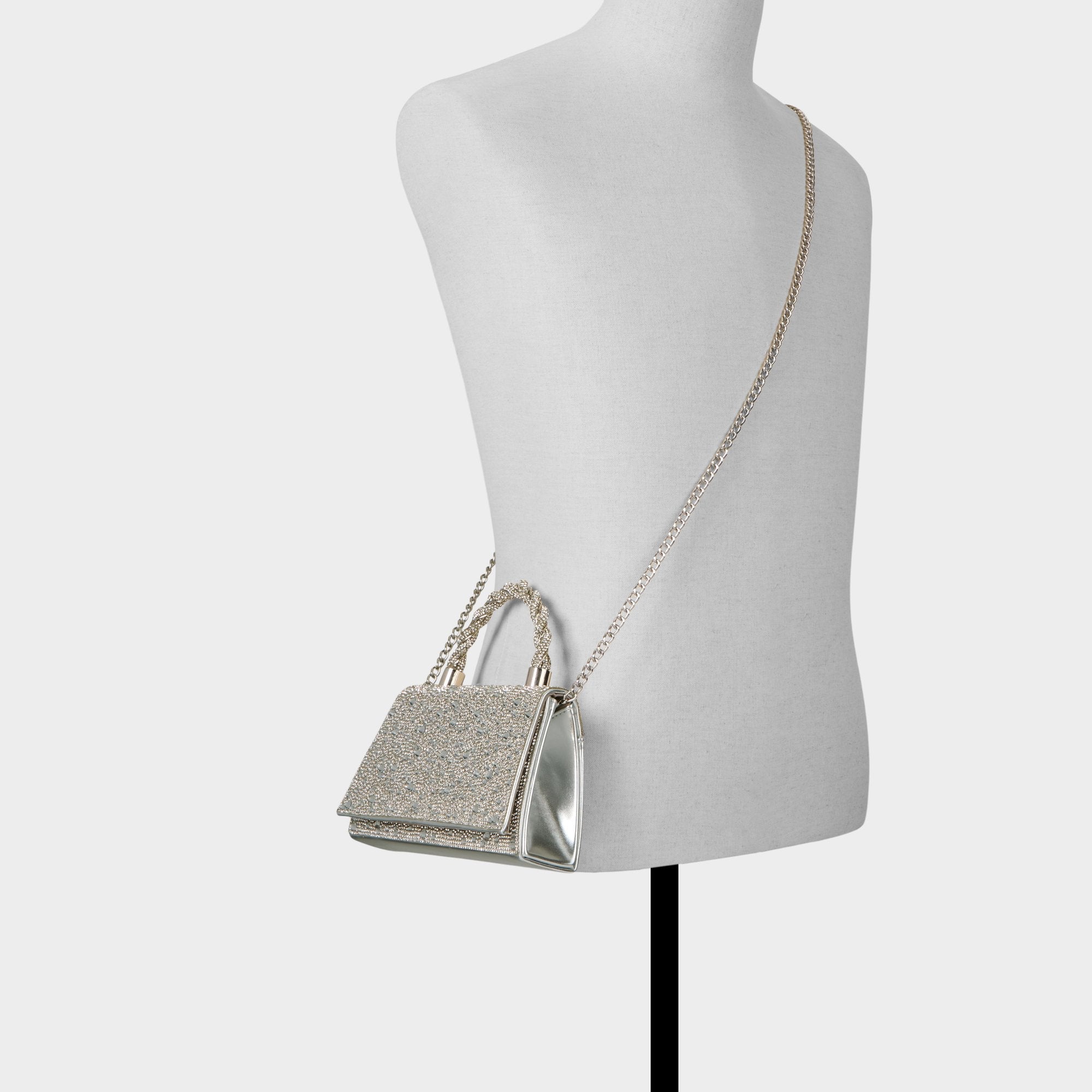 Aldo Josephinaa in Silver - Top handle bag