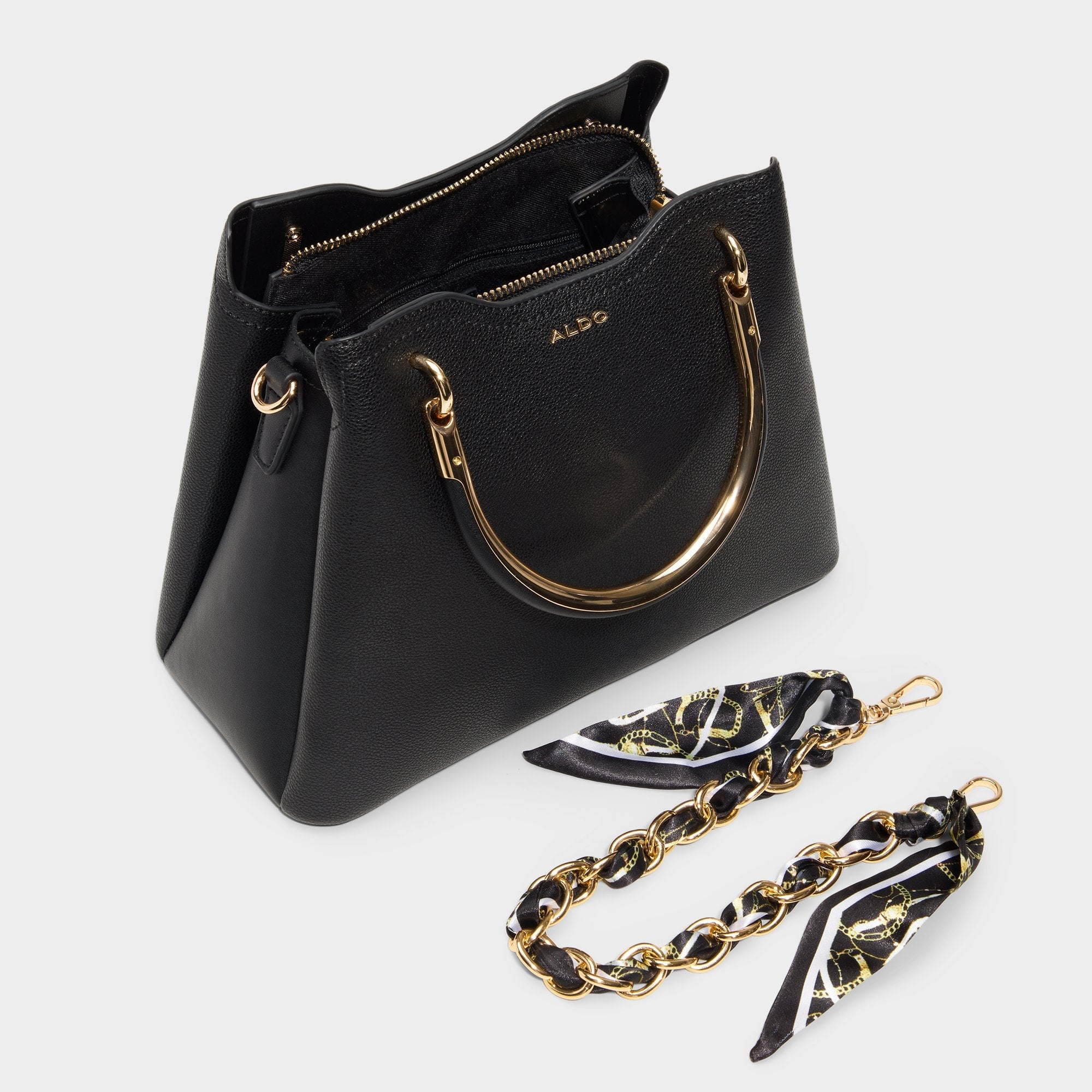 Aldo Arrayan Black Women's Top Handle Bags - Satchel bag