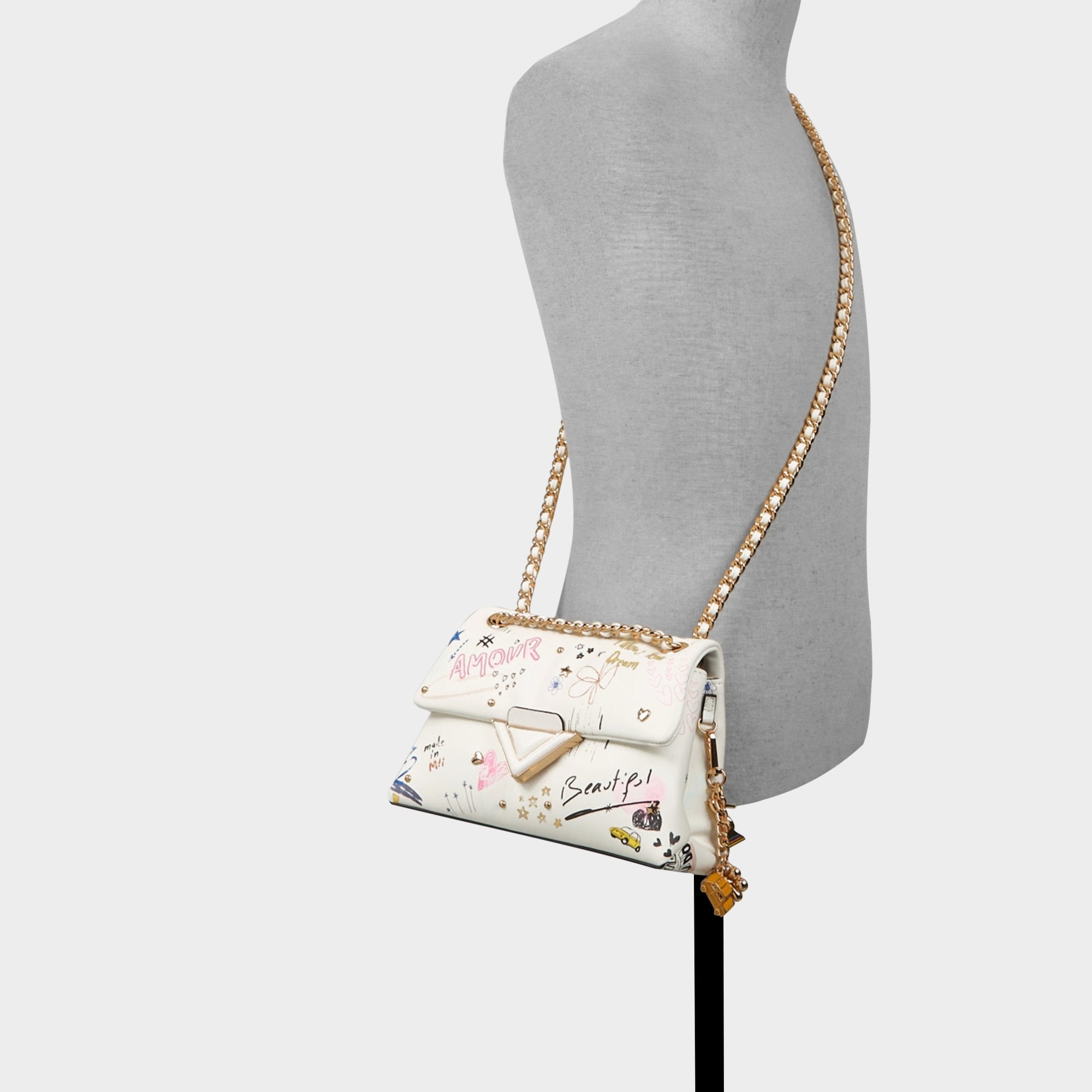 Aldo Doodlesoftpufff in White Combo - Crossbody bag