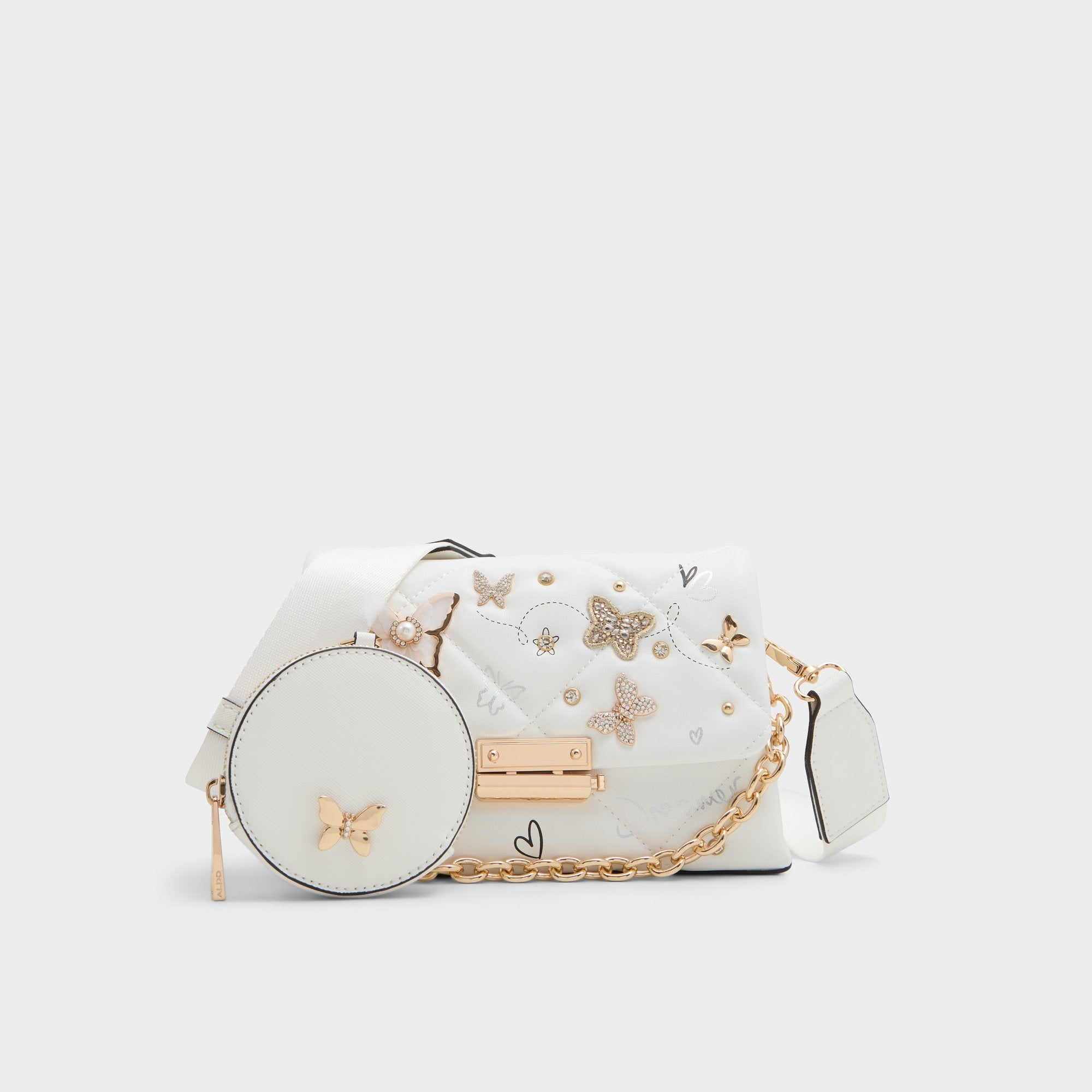 Aldo Camberlyyx White Women's Crossbody Bags - Crossbody bag