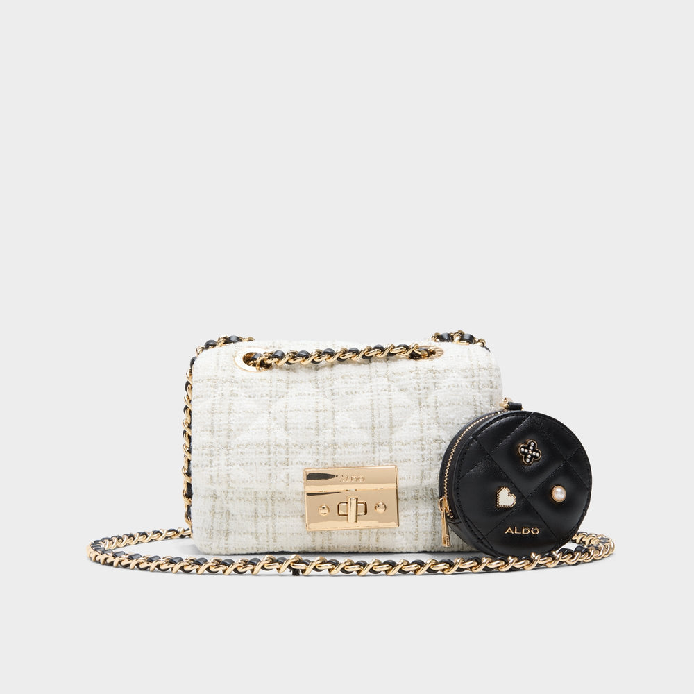 Aldo Letissee in Black White - Crossbody bag