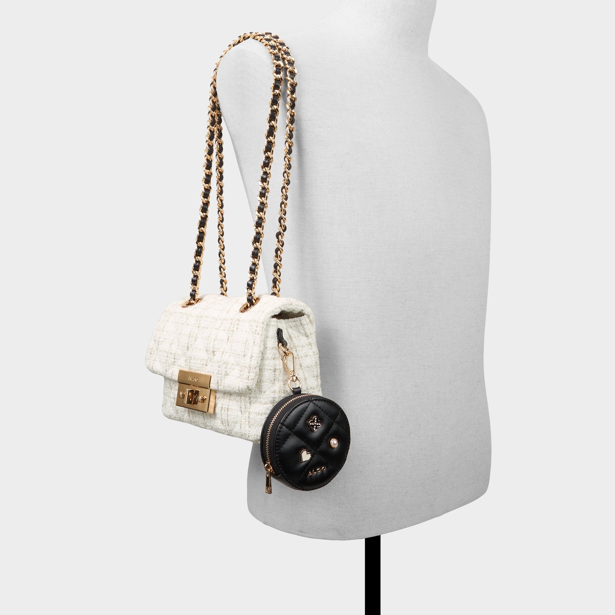 Aldo Letissee in Black White - Crossbody bag