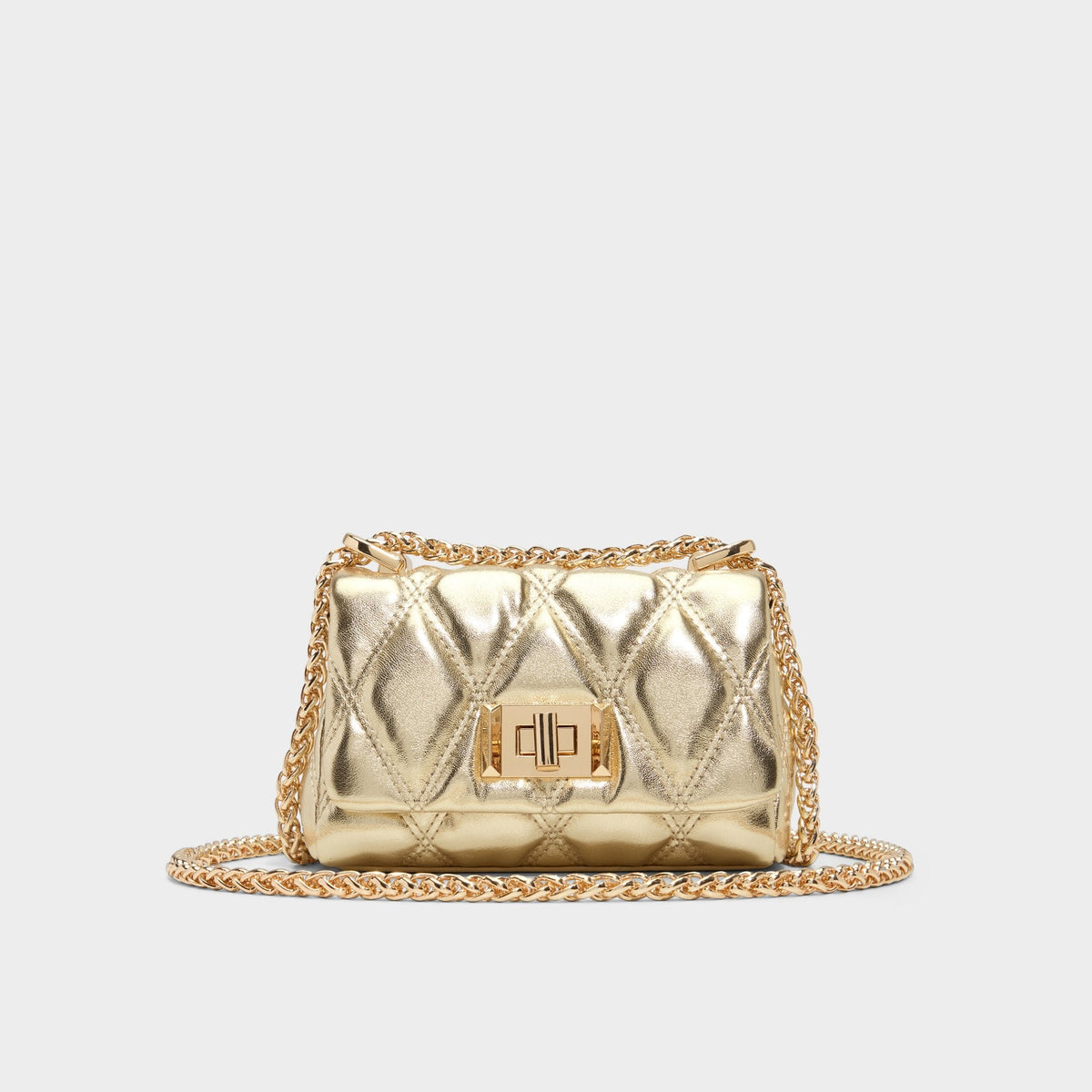 Aldo Ledia Gold Women's Iridescent metallics - Crossbody bag