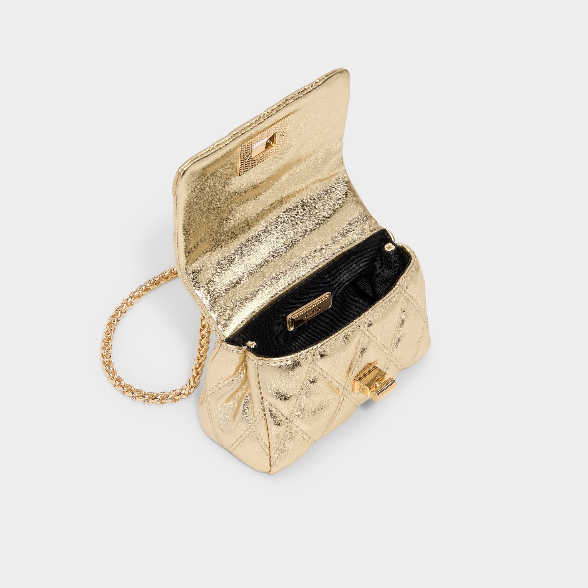 Aldo Ledia Gold Women's Iridescent metallics - Crossbody bag