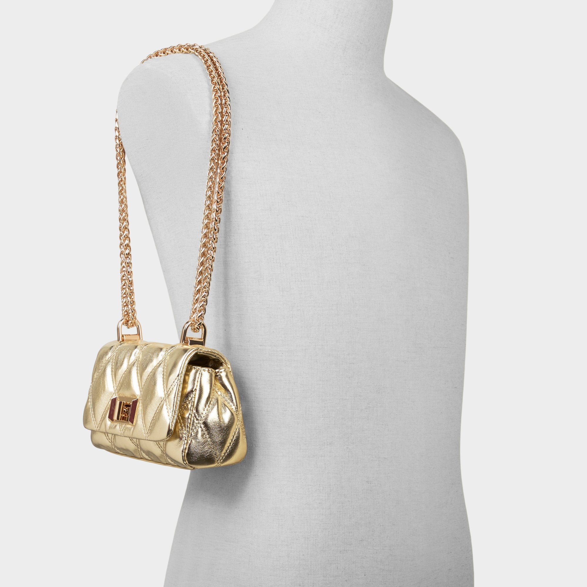 Aldo Ledia Gold Women's Iridescent metallics - Crossbody bag