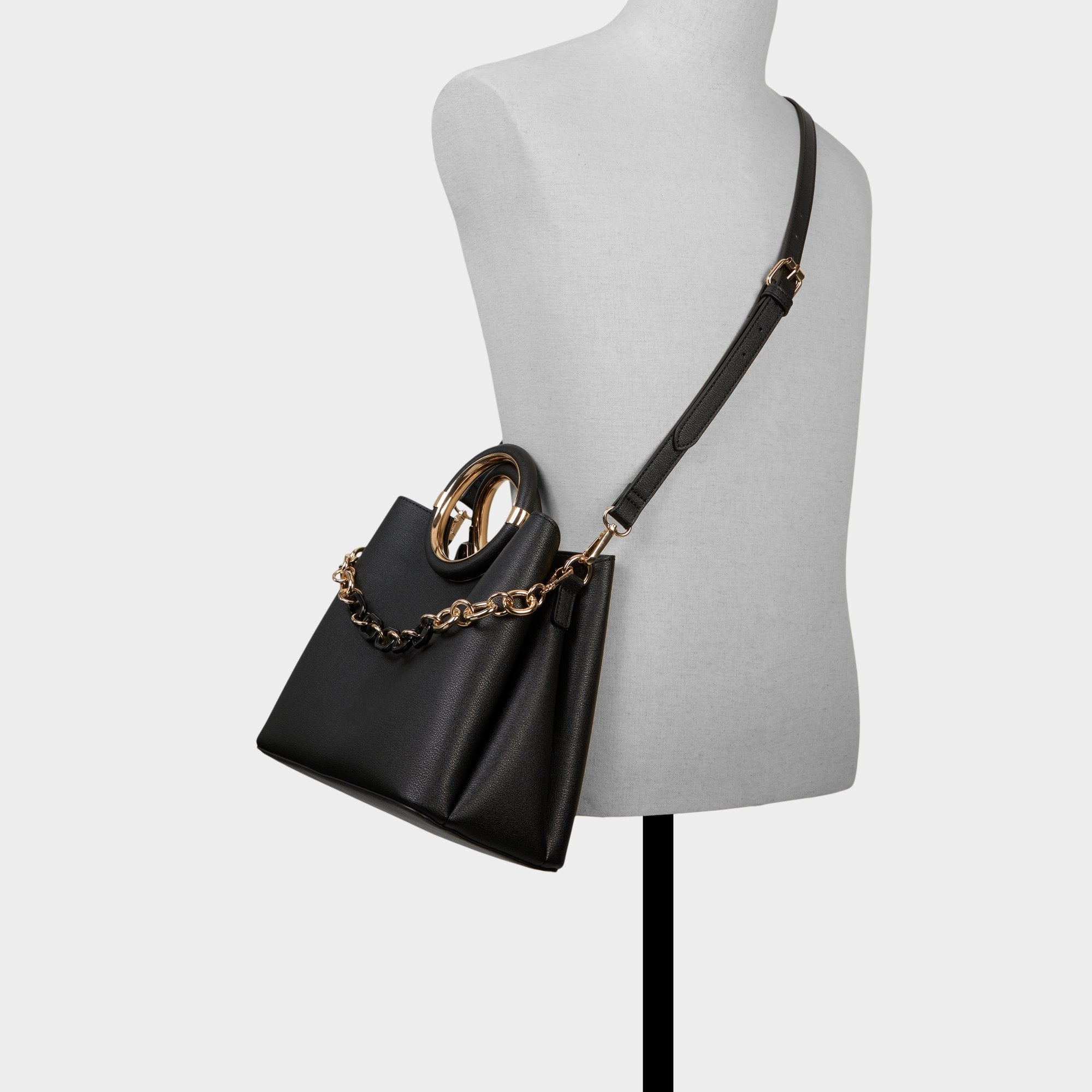 Aldo Dovieex Black Women's Top Handle Bags - Satchel bag