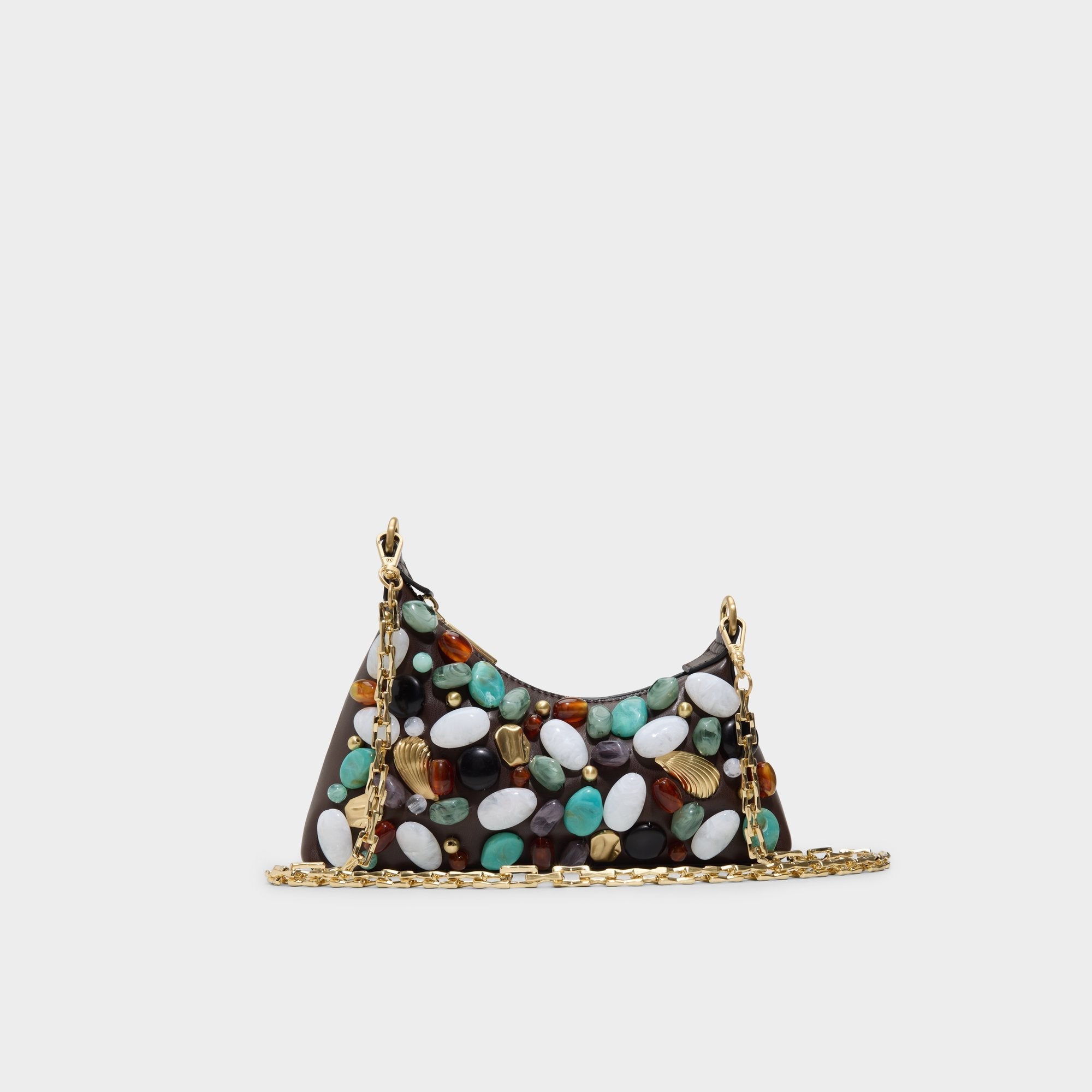 Aldo Coastalgemm in Dark Brown - Shoulder bag