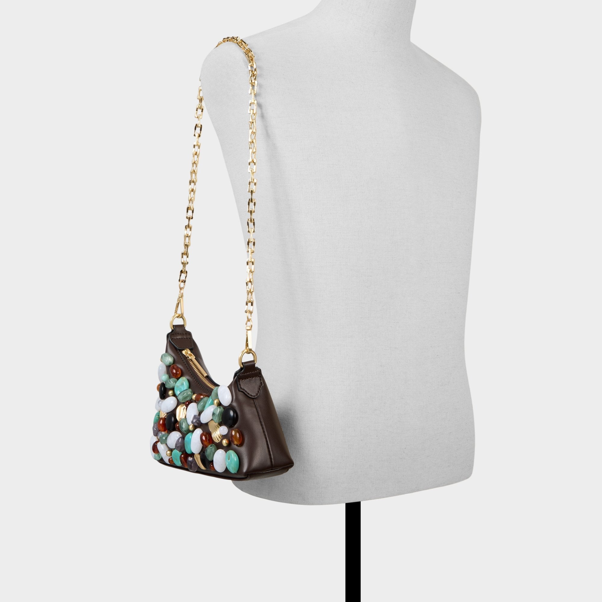 Aldo Coastalgemm in Dark Brown - Shoulder bag