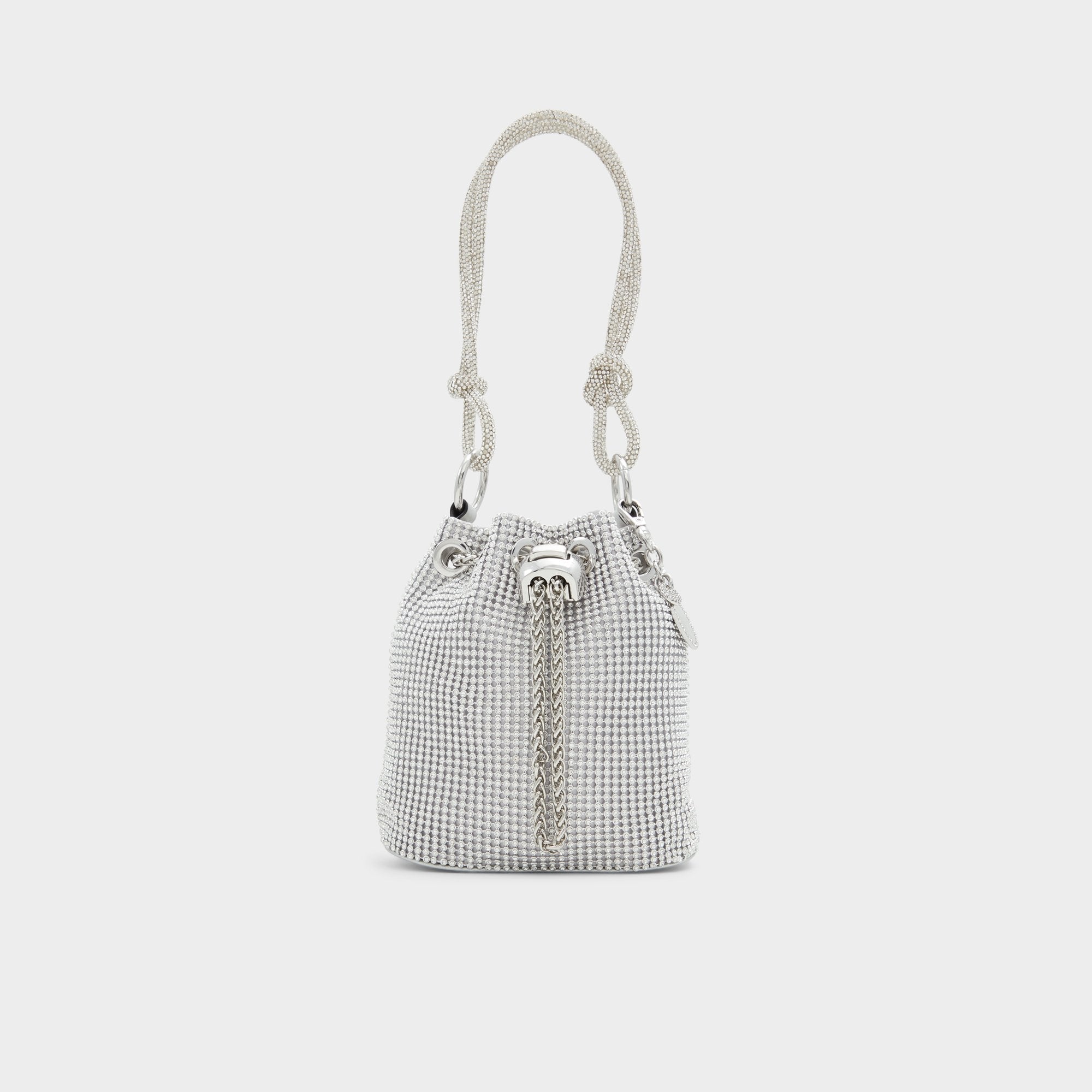 Aldo Marvelax Silver Women's Top Handle Bags - Bucket bag