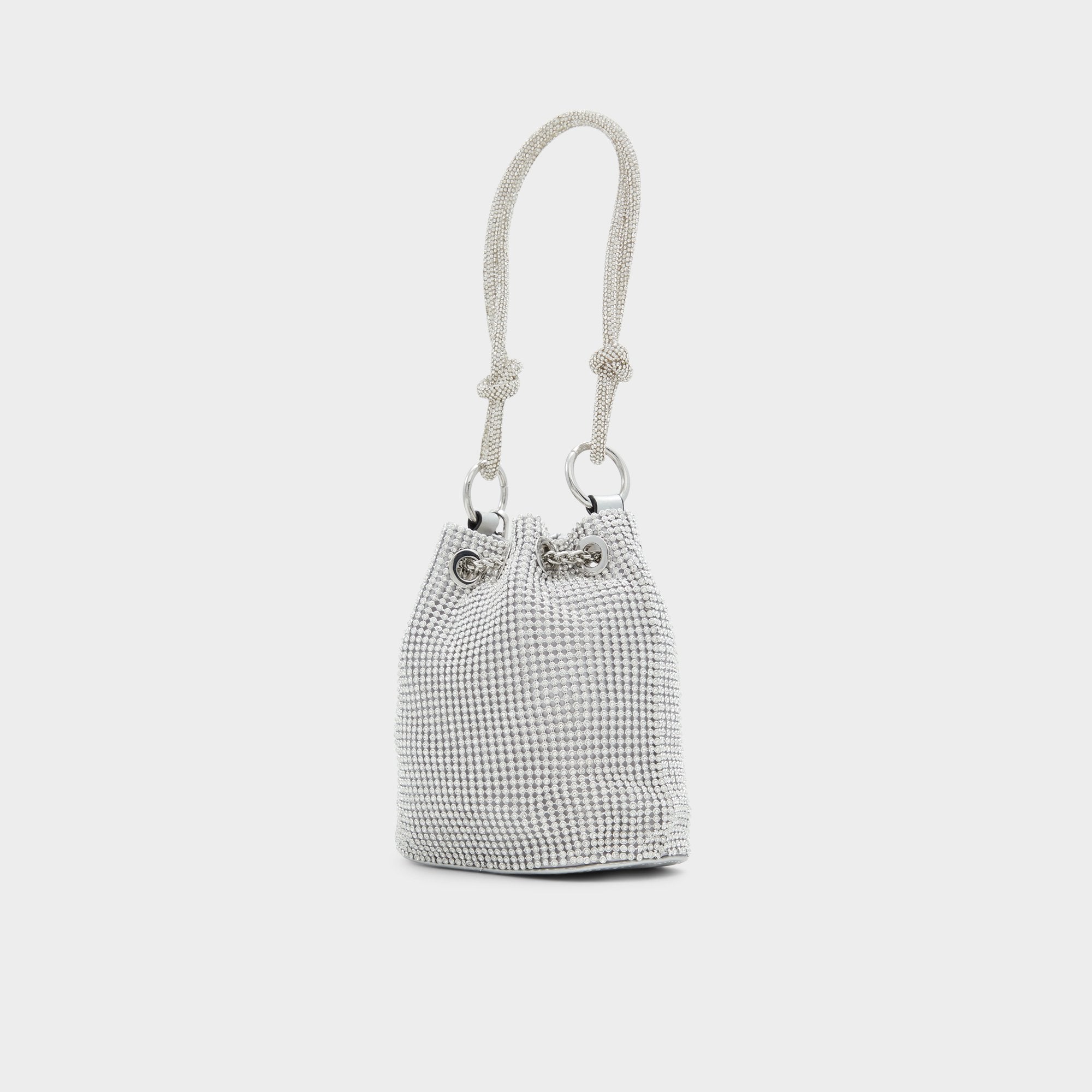 Aldo Marvelax Silver Women's Top Handle Bags - Bucket bag