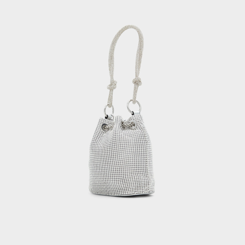 Aldo Marvelax Silver Women's Top Handle Bags - Bucket bag