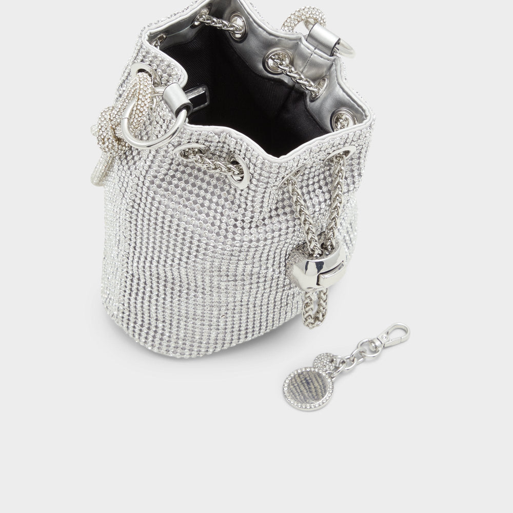 Aldo Marvelax Silver Women's Top Handle Bags - Bucket bag