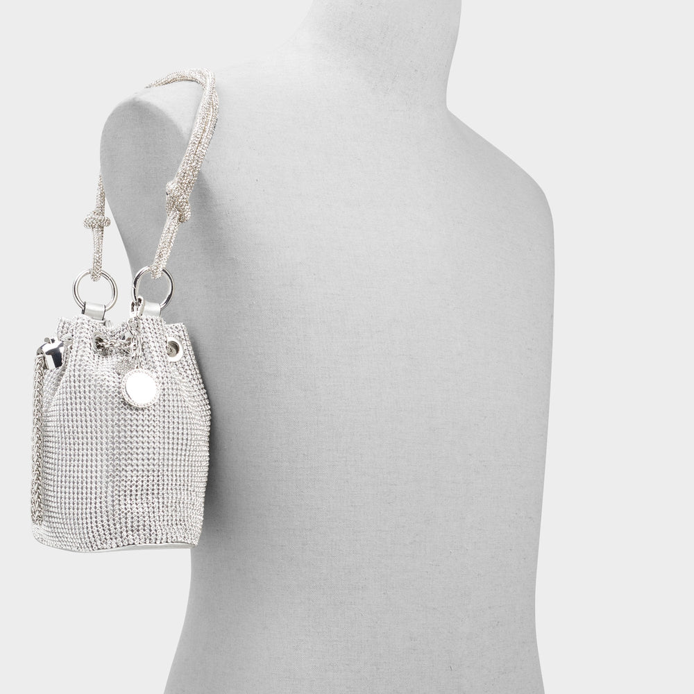 Aldo Marvelax Silver Women's Top Handle Bags - Bucket bag