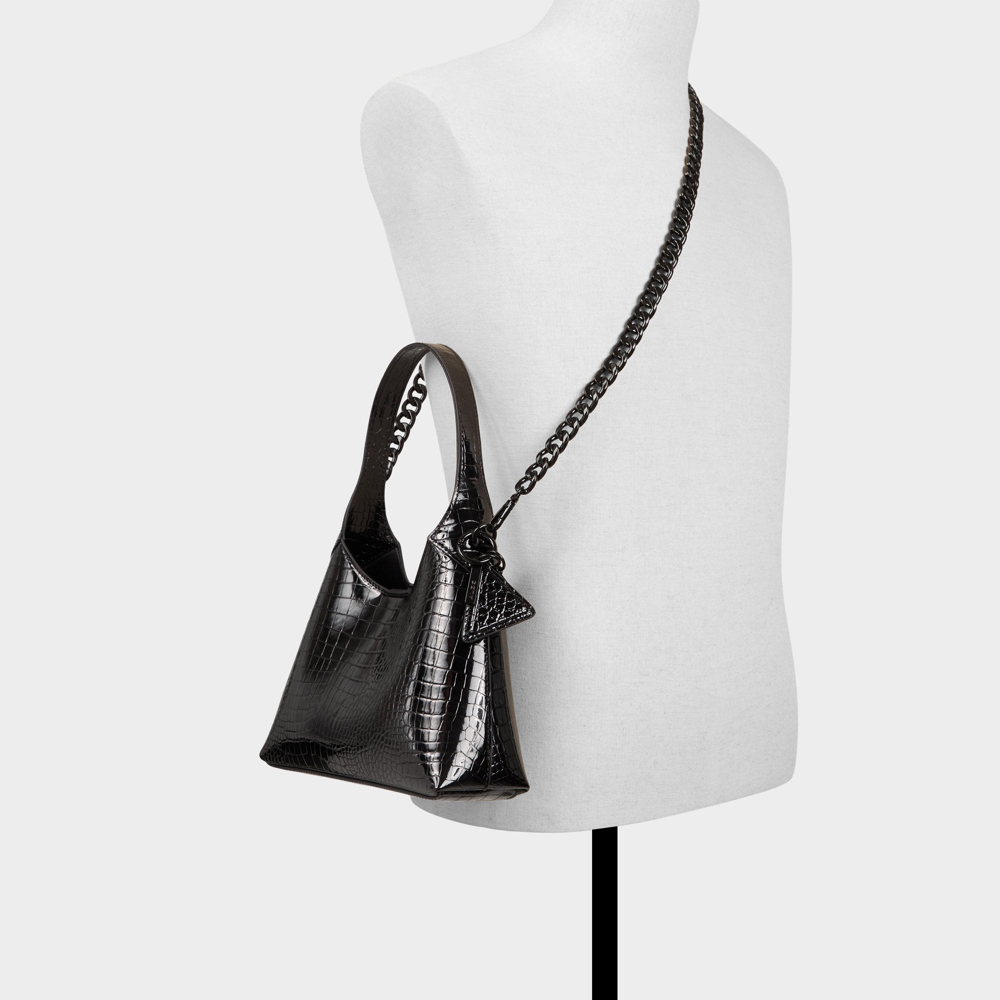 Aldo Smallharperr Black/Black Women's Shoulder Bags - Hobo bag