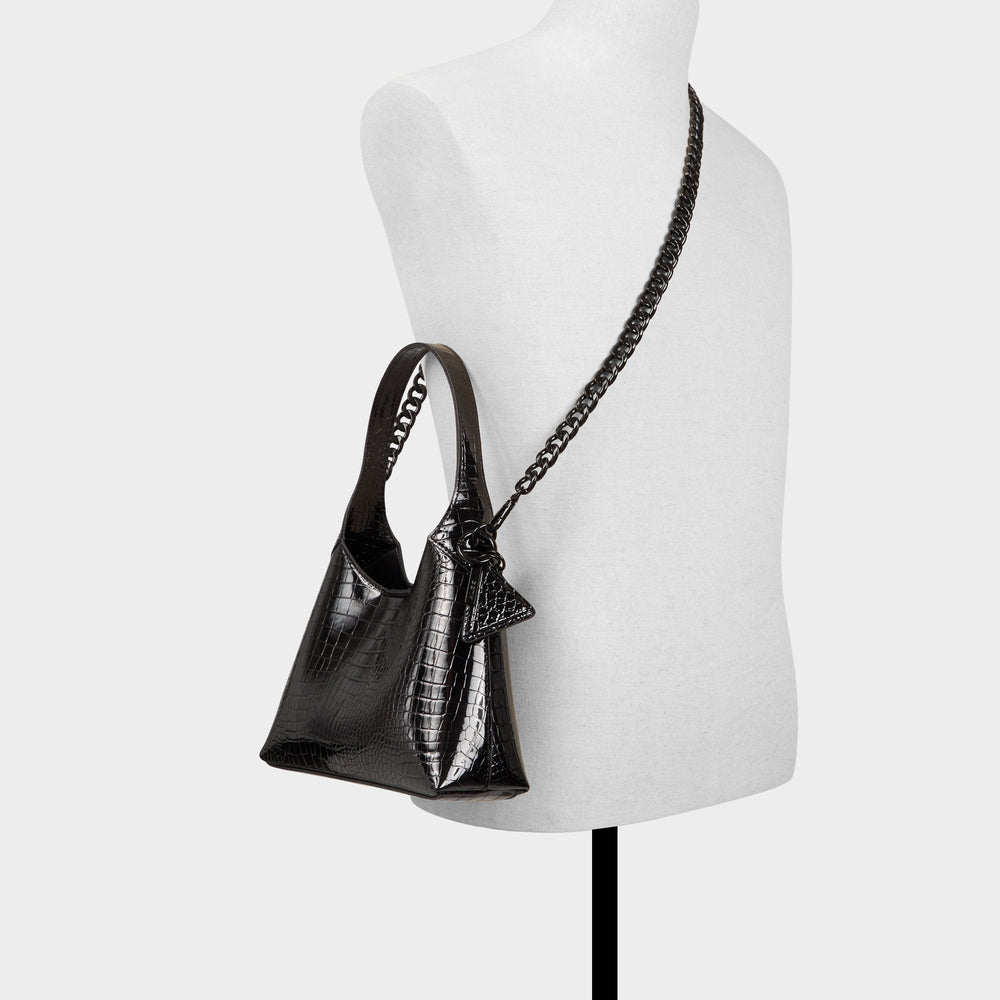 Aldo Smallharperr Black/Black Women's Shoulder Bags - Hobo bag