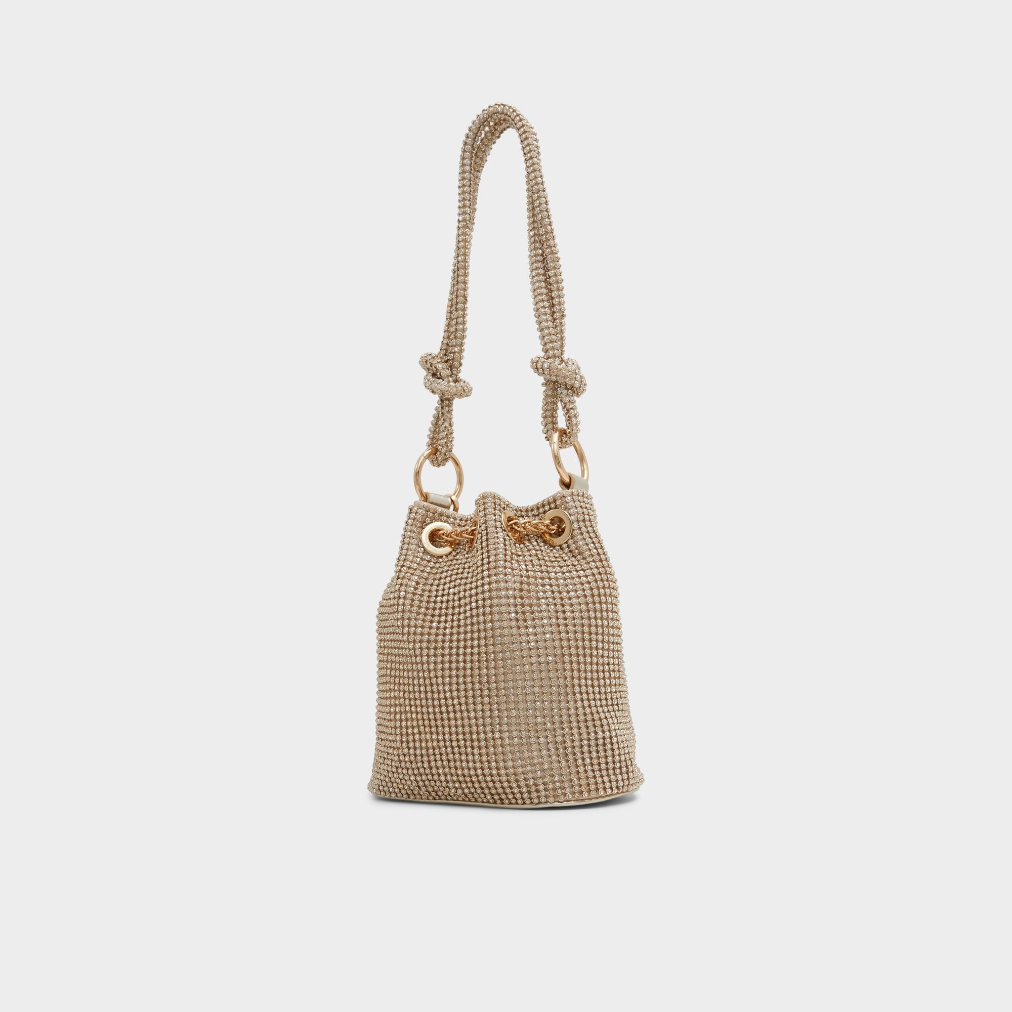 Aldo Marvelax Gold Women's Top Handle Bags - Bucket bag