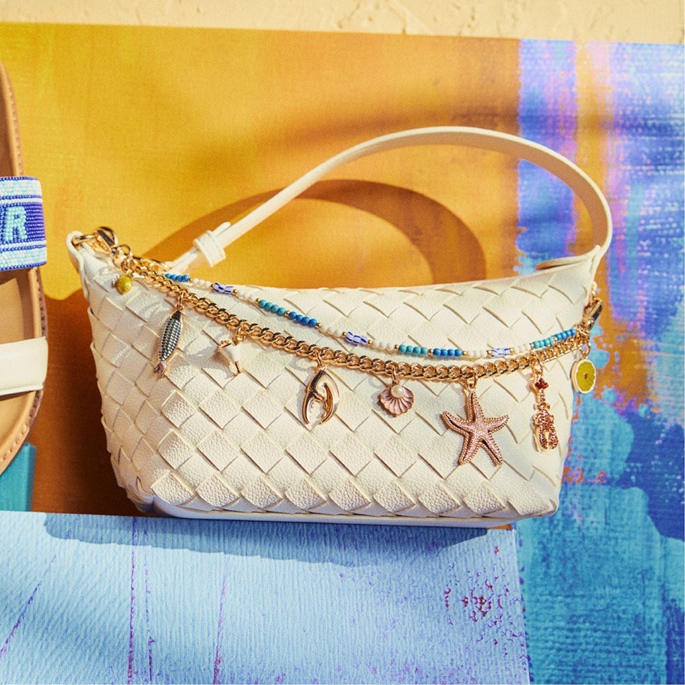 Aldo Frankiewoven White Women's Shoulder Bags - Shoulder bag