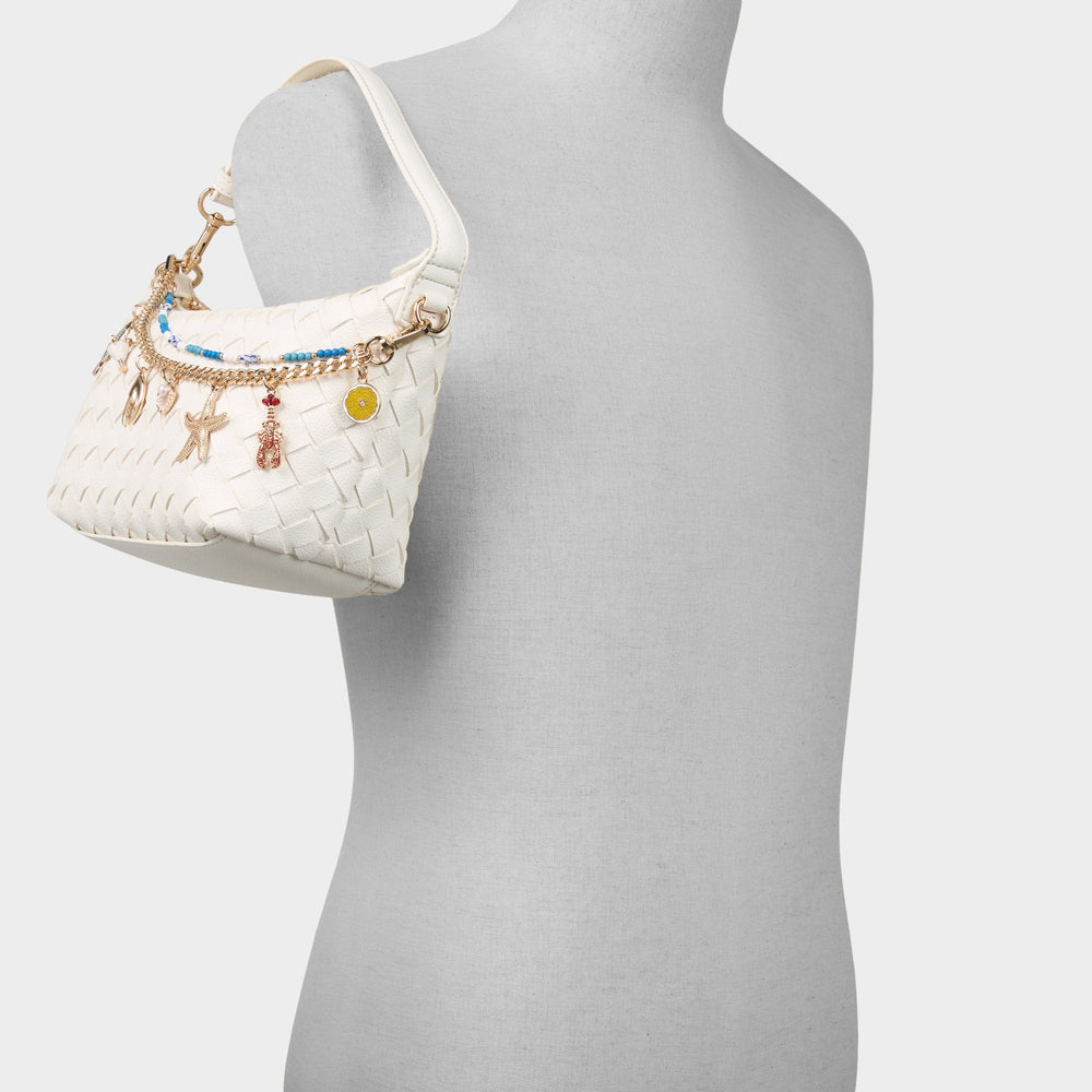 Aldo Frankiewoven White Women's Shoulder Bags - Shoulder bag