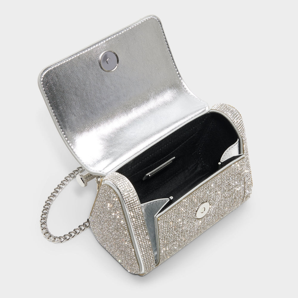 Aldo Blingchic Silver Women's Clutches & Evening bags - Top handle bag
