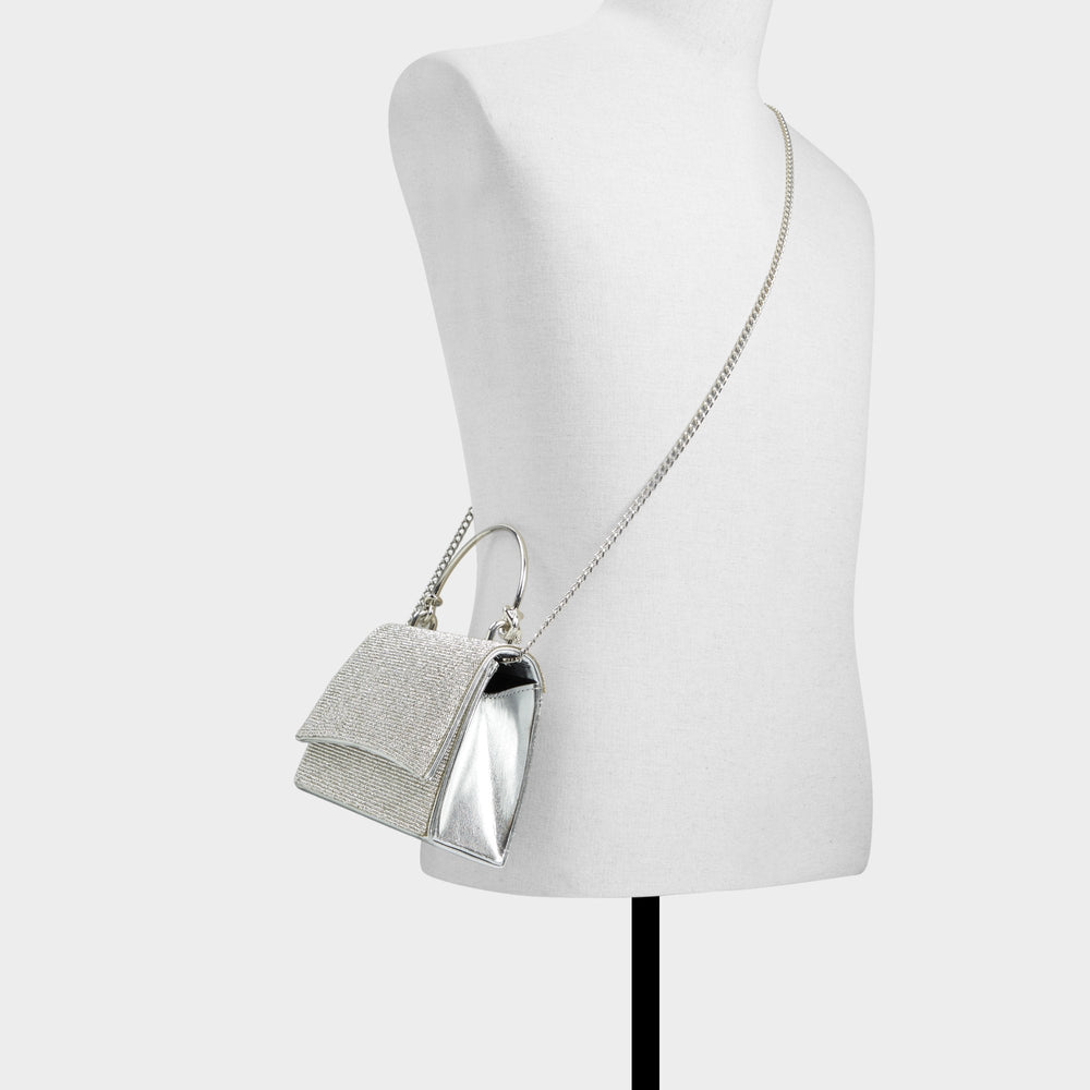 Aldo Felisiax Silver Women's Top Handle Bags - Top handle bag