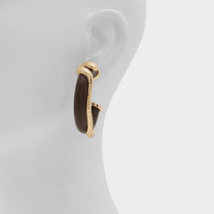 Aldo Snakella in Light Brown - Earrings
