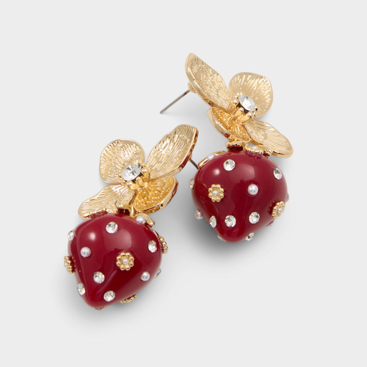 Aldo Berrybloom in Red - Earrings
