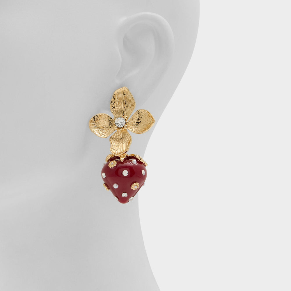 Aldo Berrybloom in Red - Earrings