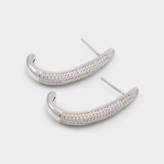 Aldo Nahdia in Silver Clear Multi - Earrings