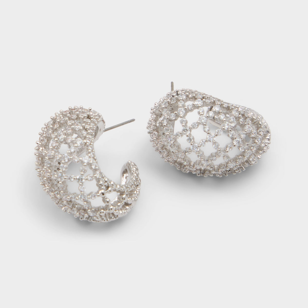 Aldo Mairah in Silver Clear Multi - Earrings