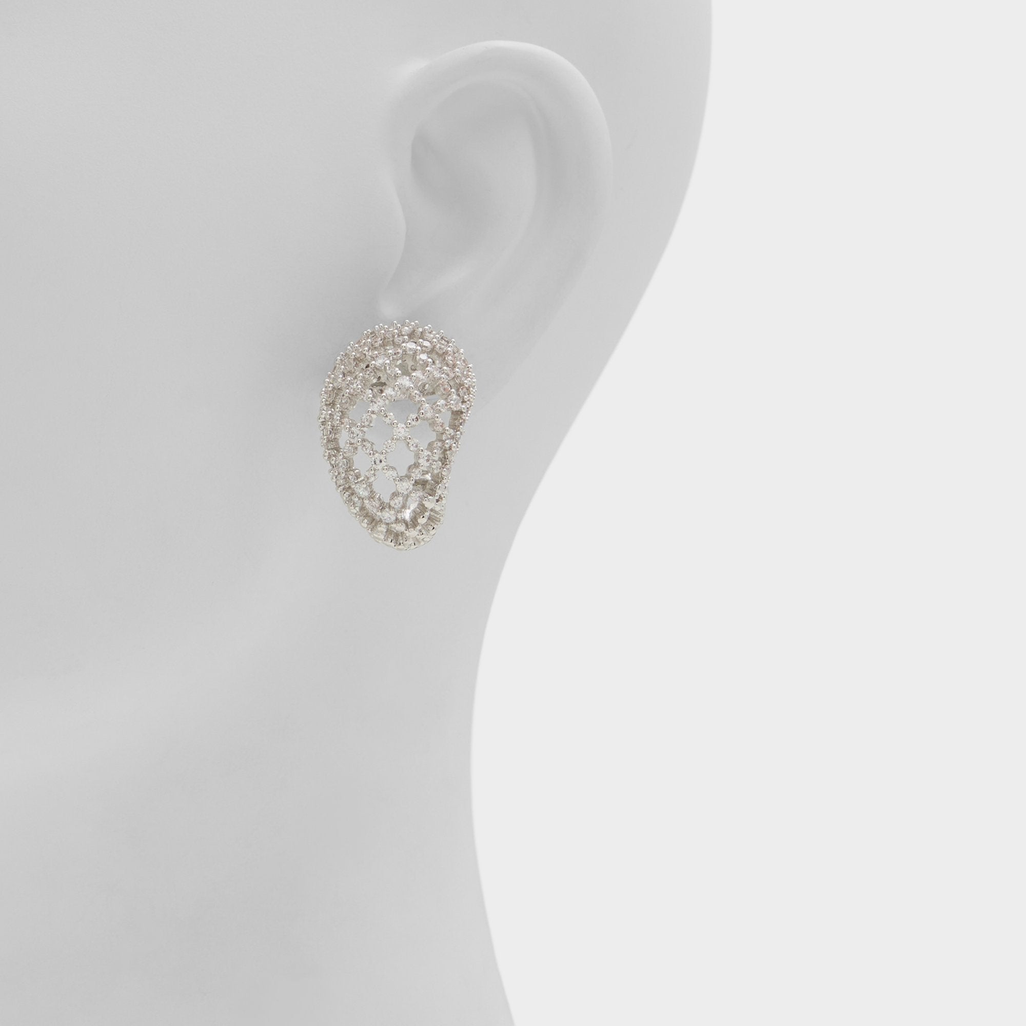 Aldo Mairah in Silver Clear Multi - Earrings