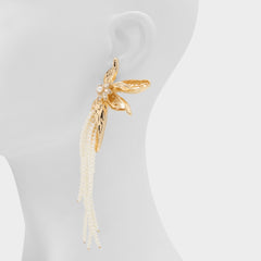 Aldo Glimmora in Ice - Statement earrings