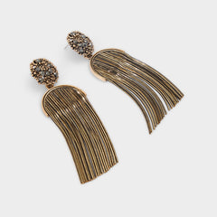 Aldo Nightfaller in Grey - Statement earrings