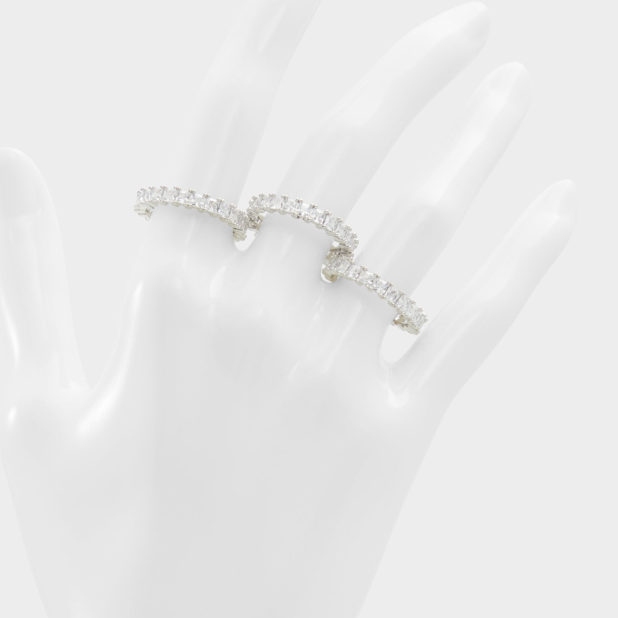 Aldo Aschianamini Silver/Clear Multi Women's Rings - Ring