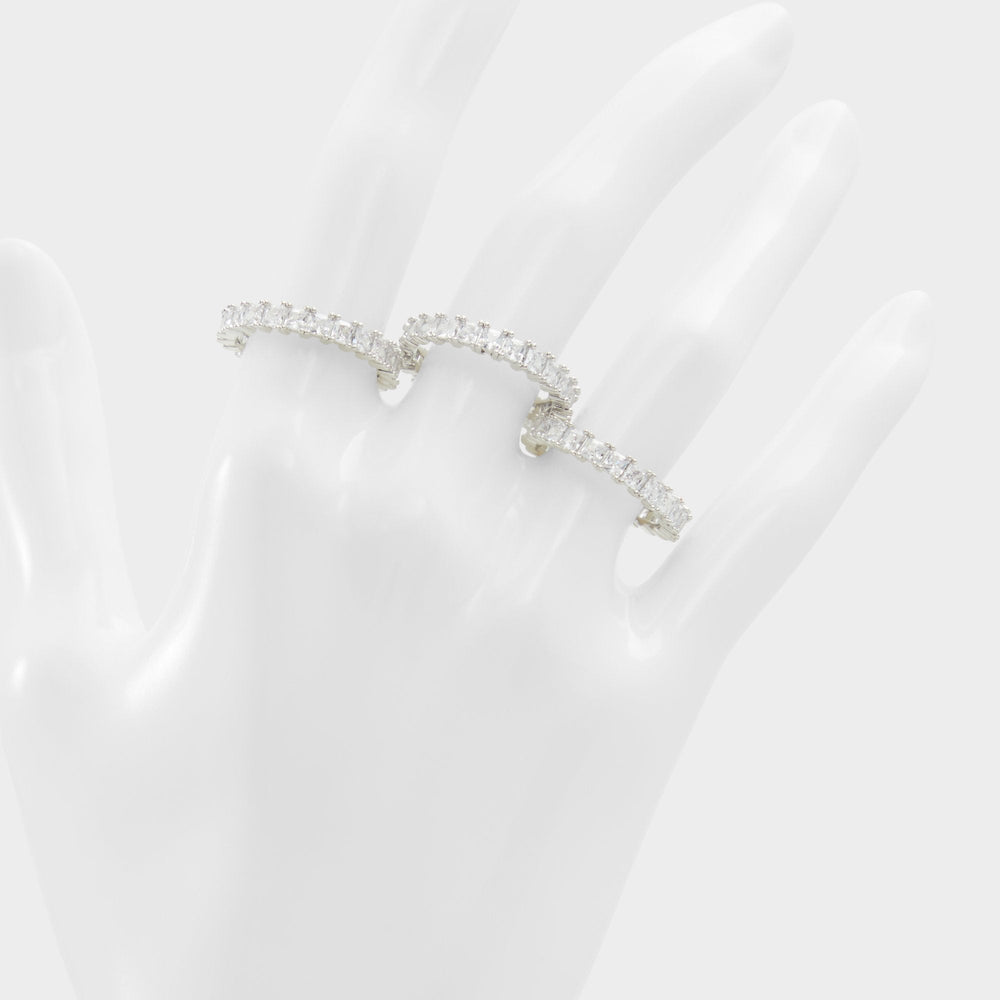 Aldo Aschianamini Silver/Clear Multi Women's Rings - Ring