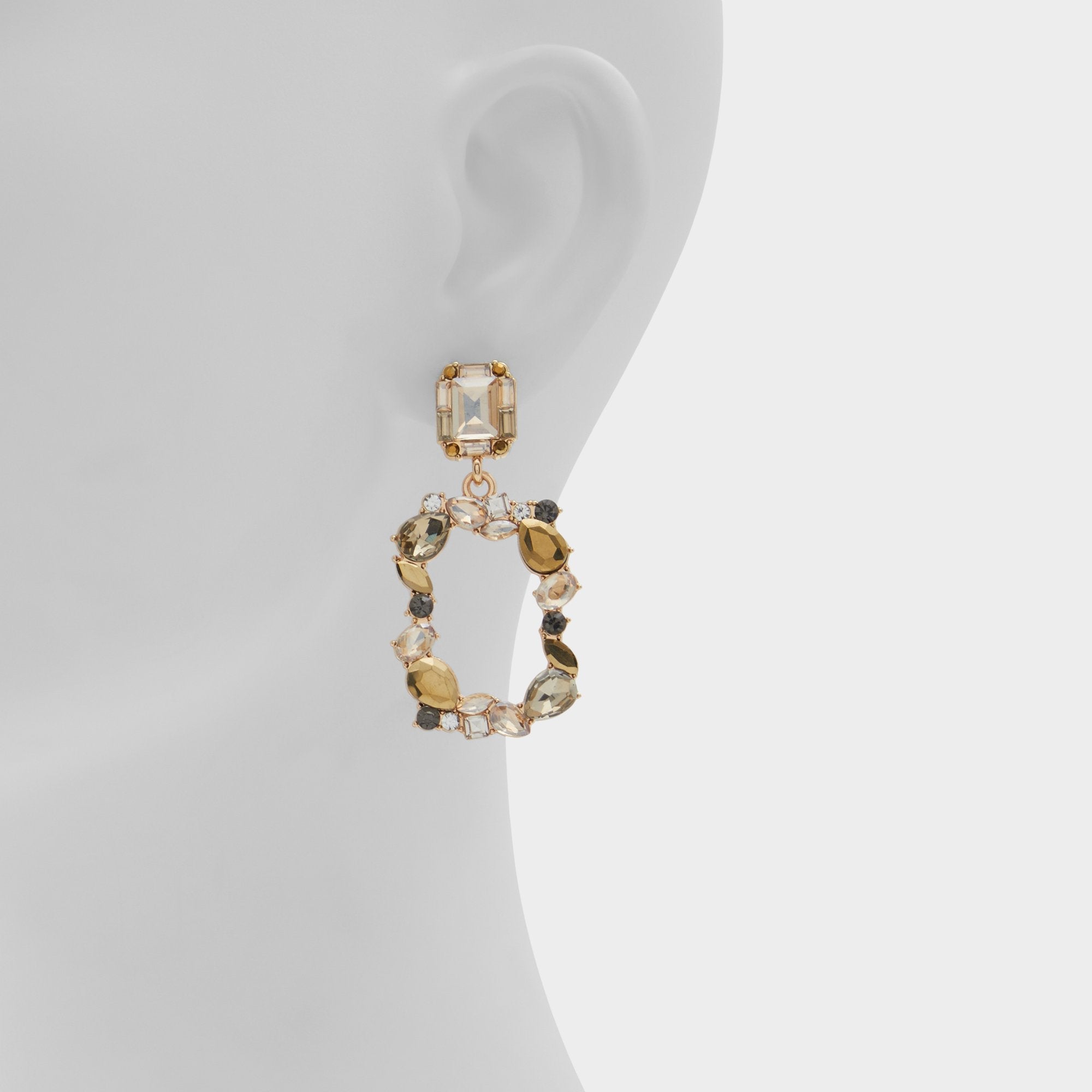 Aldo Lamasax in Champagne - Chandelier earrings