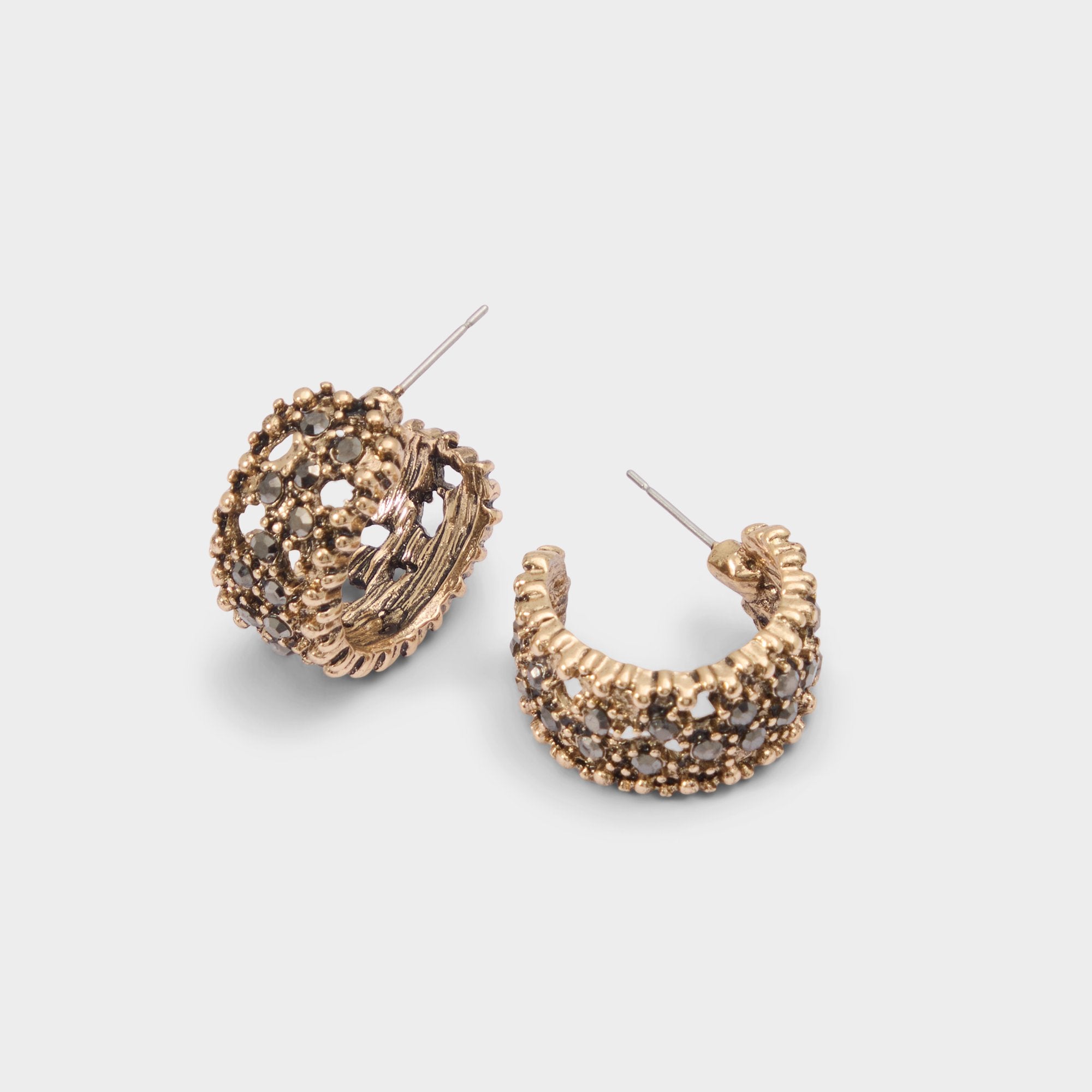 Aldo Maplevale in Grey - Hoop earrings