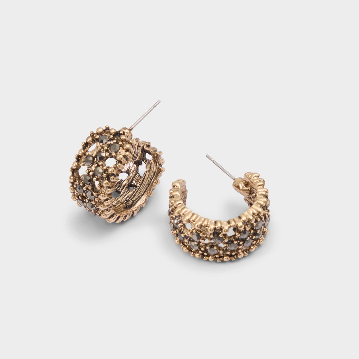 Aldo Maplevale in Grey - Hoop earrings