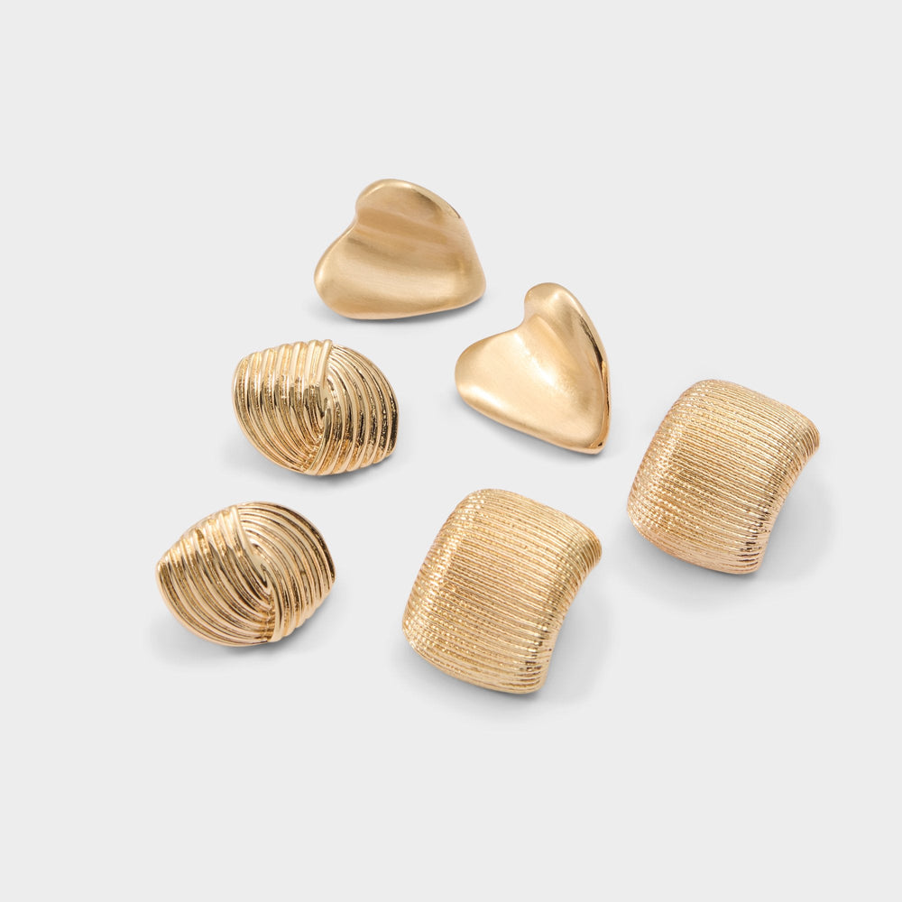 Aldo Buttons in Gold - Button earrings