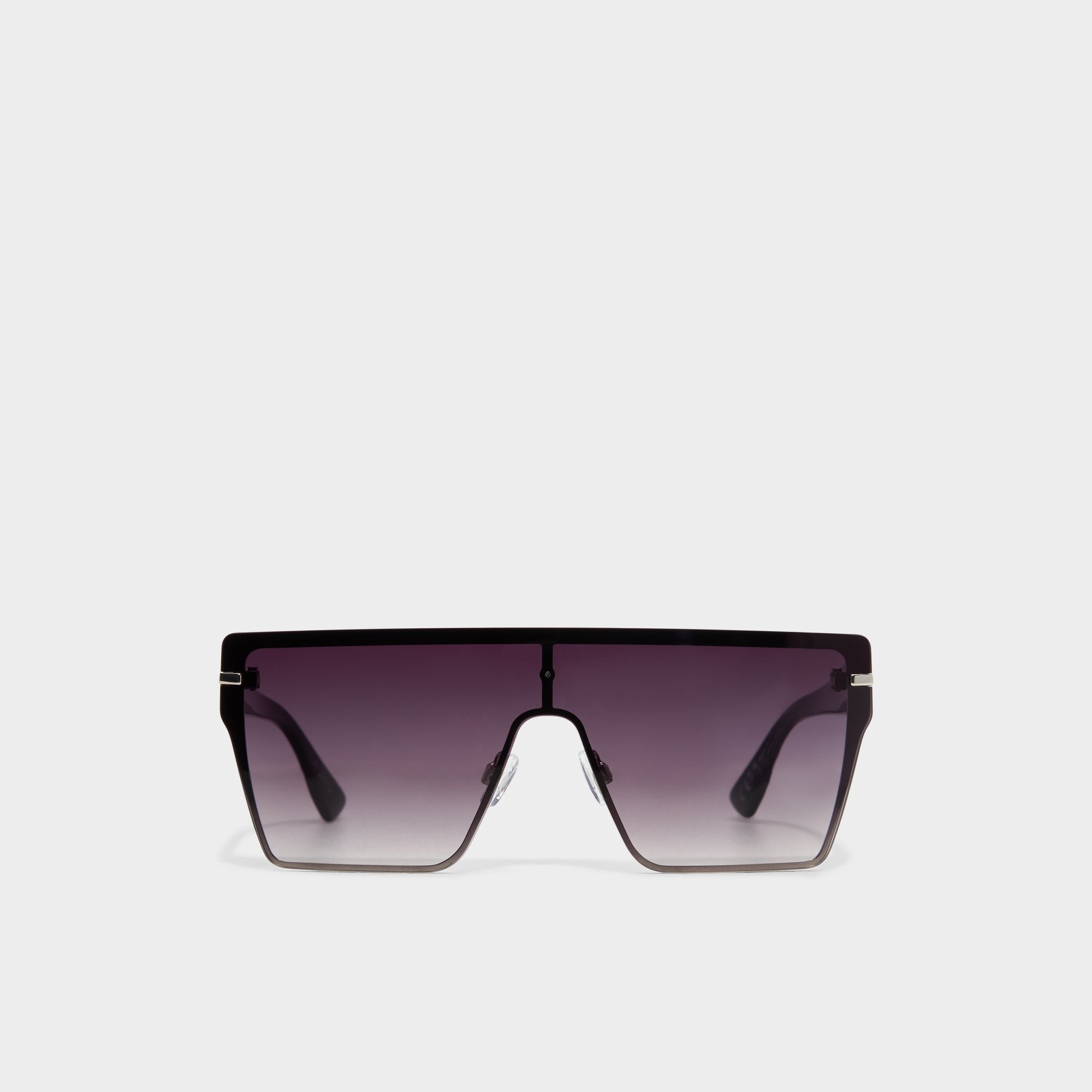 Aldo Gavenany Black/Silver Multi Women's Shield - Shield sunglasses