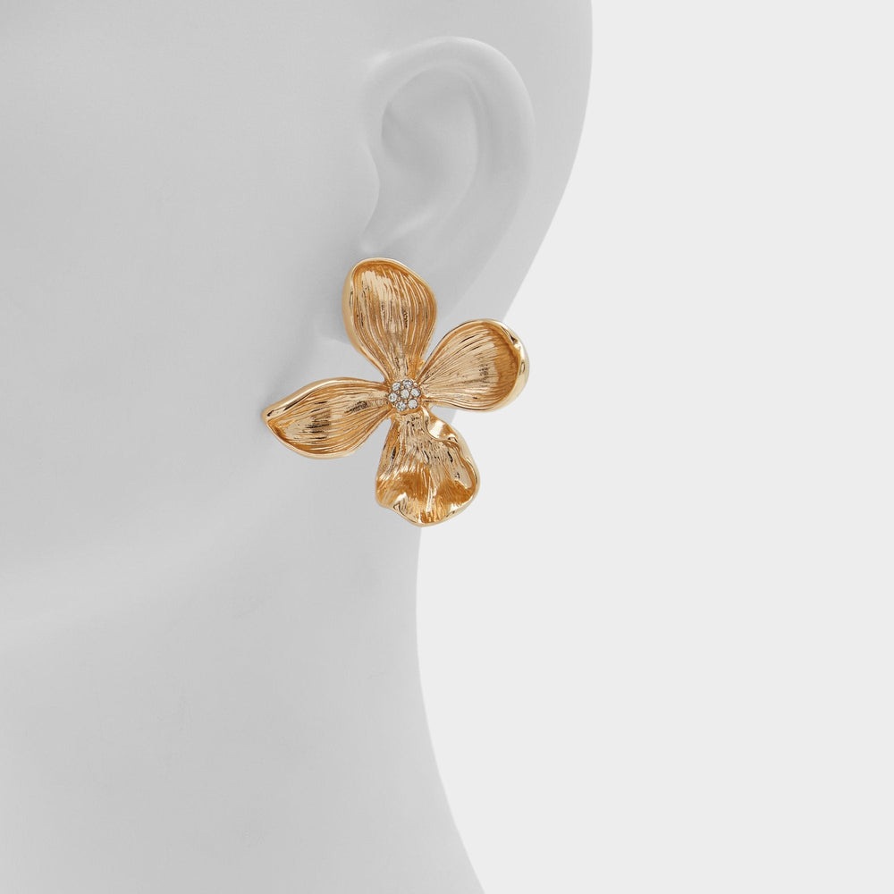 Aldo Floraluxe Gold/Clear Multi Women's Earrings - Earrings