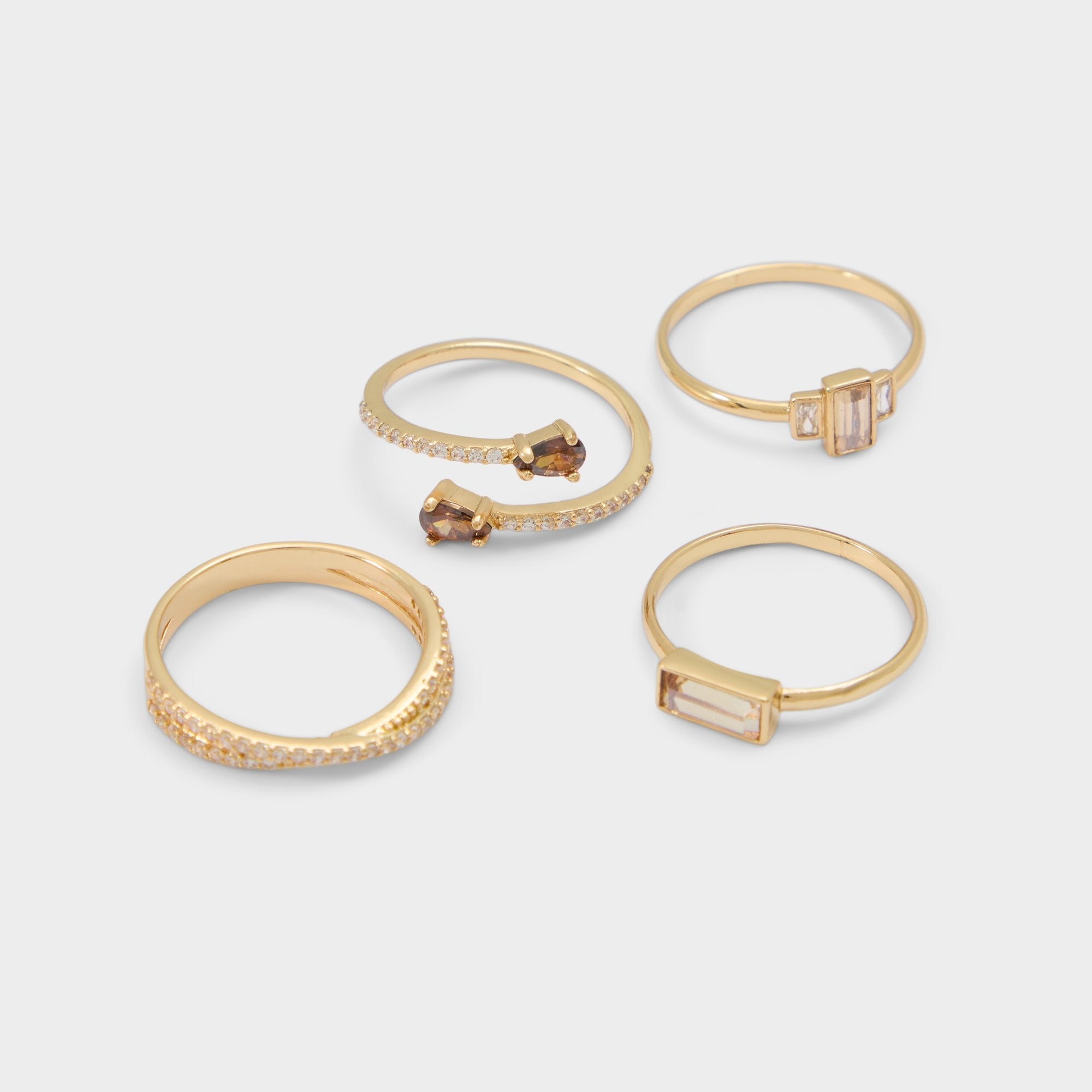Aldo Yeikin in Light Brown - Multi finger rings