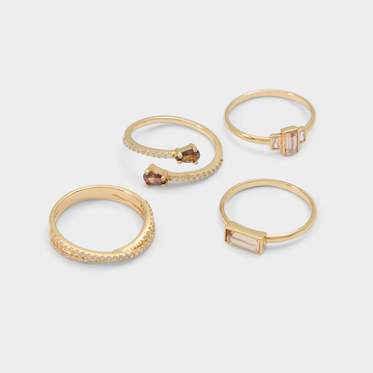 Aldo Yeikin in Light Brown - Multi finger rings