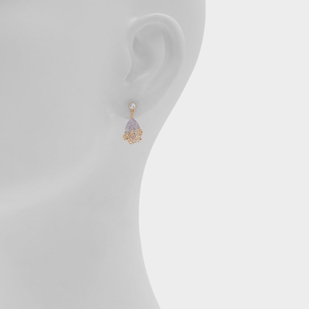 Aldo Cutesie Gold/Clear Multi Women's Earrings - Earrings