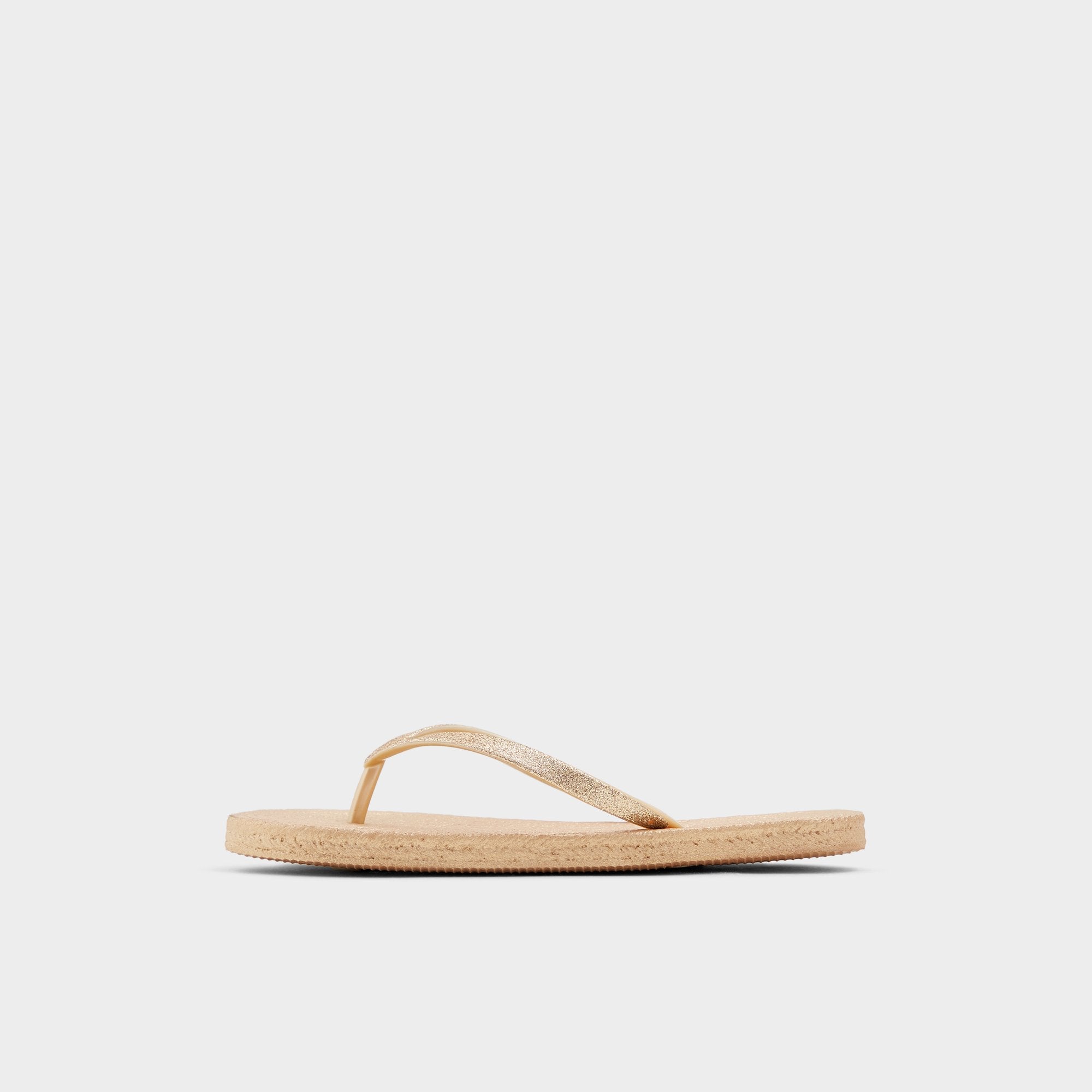 Aldo Aloomba Gold Women's Flats - Flip flop